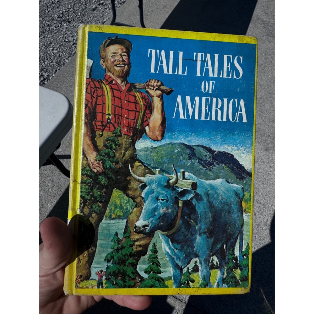 Tall Tales of America Irwin Shapiro Golden Press Vintage Hardcover Book 1958